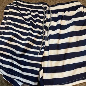 Men's Boardies Striped Swim Shorts